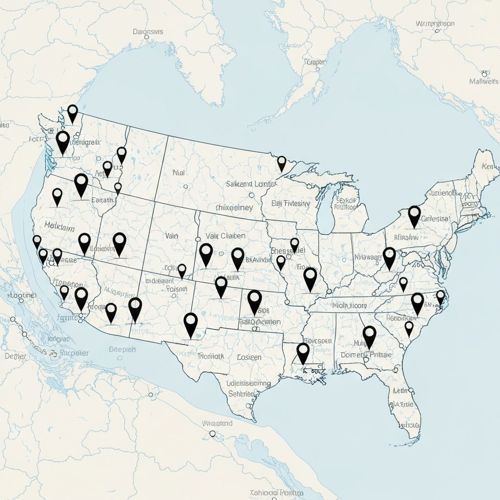 US Property Distribution Map